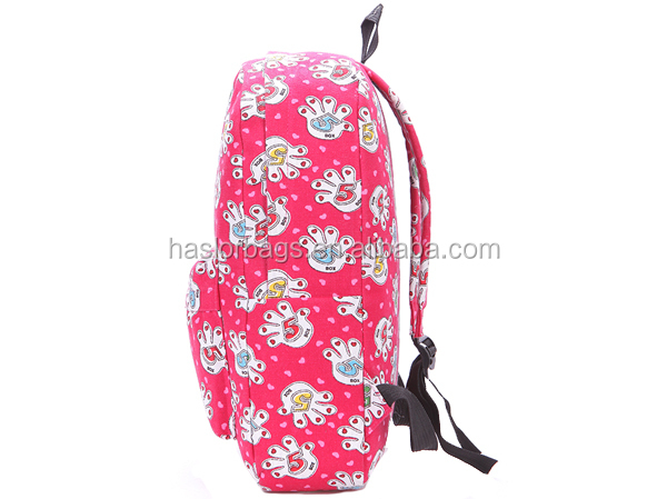 Haslor Hotselling Fashion Polyester Casual School Backpack For Girls