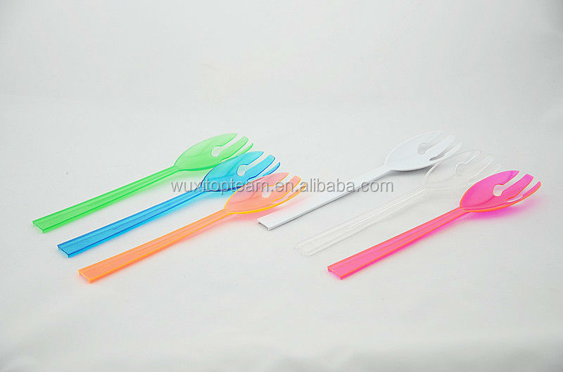 5" plastic heavy duty salad fork