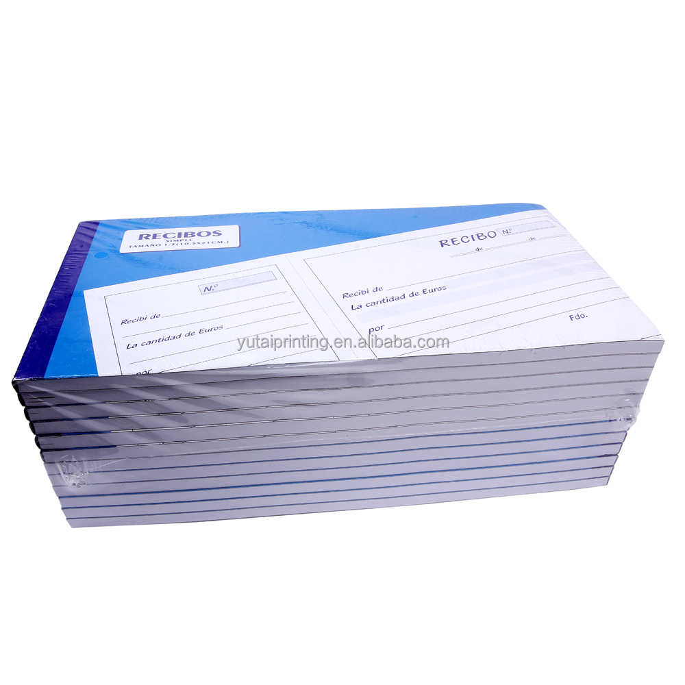 carbon paper restaurant/deposit receipt book form