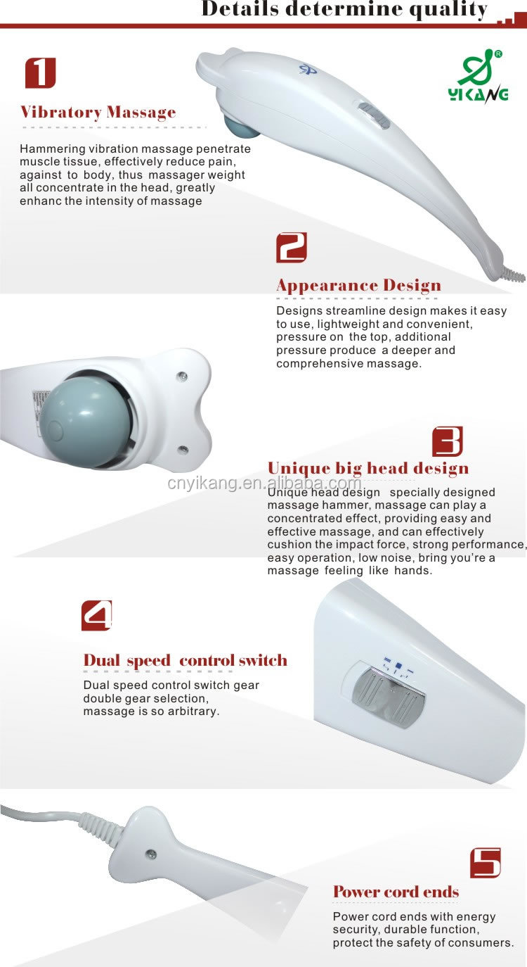 2014 best selling handheld vibrating female body massager hot all over the world