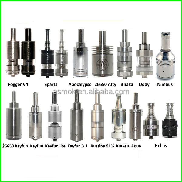 2014 new mechanical mod 26650 ares mod with 28mm Fogger big atomizer 26650 mechanical mod
