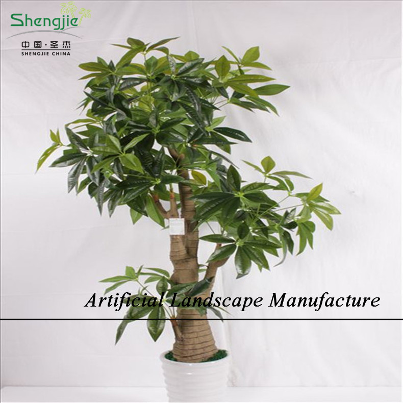 Sjzjn 2106 Beautiful Fake Evergreen Money Tree On Sale,Artificial Money Tree For Indoor Or