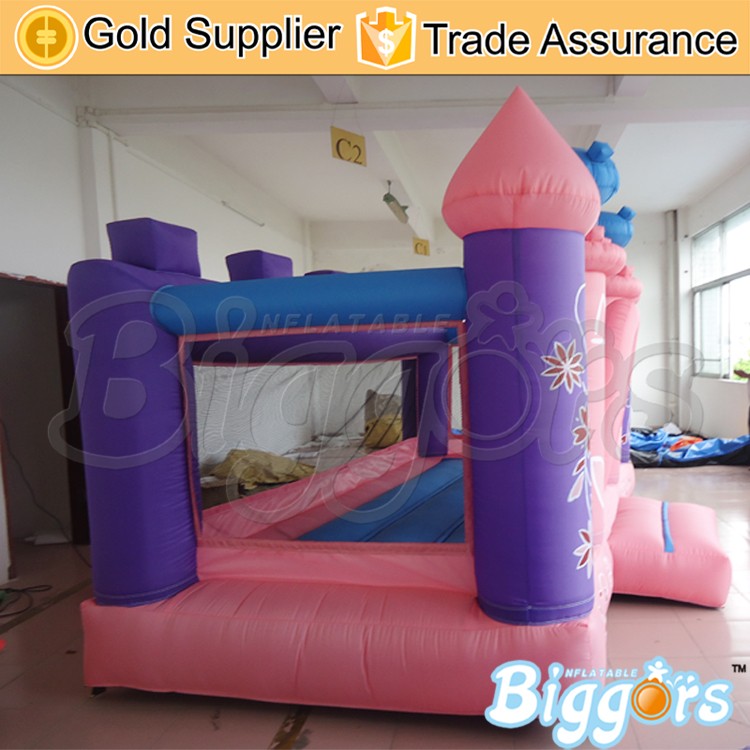 Pink Colour Princess Inflatable Bouncer Inflatable Trampoline