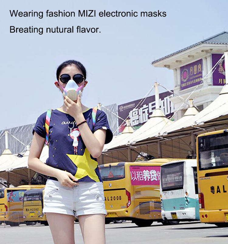 China factory manufacture easy wear active carbon filter smoking gas masks