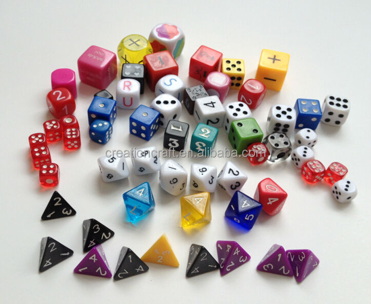 most commonly used dice in board games