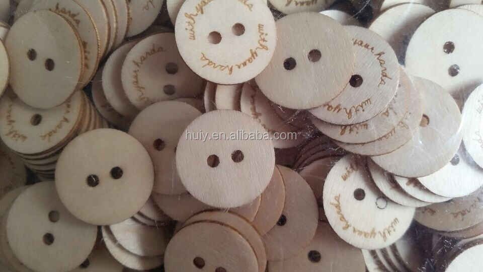 高品質の子供の衣類のための銘木のボタン仕入れ・メーカー・工場