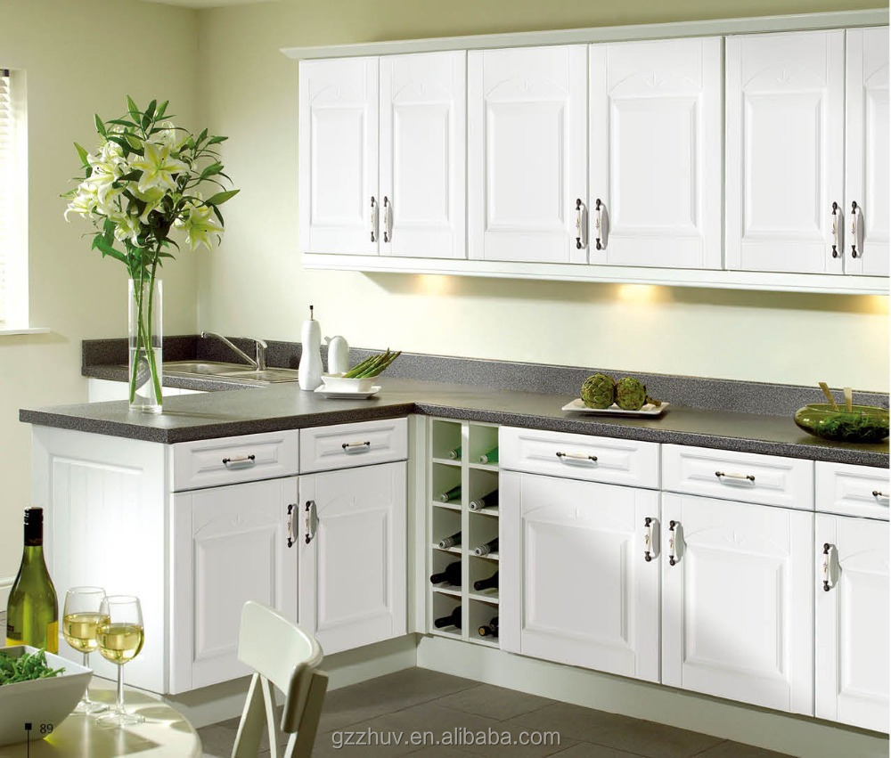 Mdf armoires de cuisine / blanc armoires de cuisine / conception ...