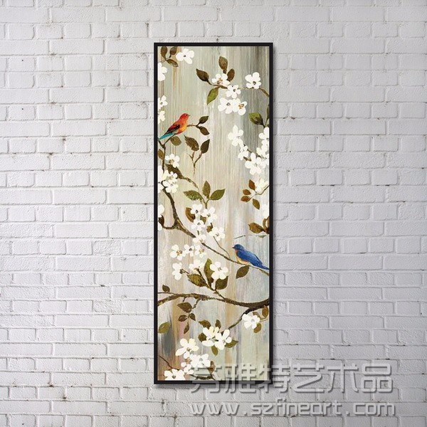 中国スタイル抽象キャンバスの花の油絵仕入れ・メーカー・工場