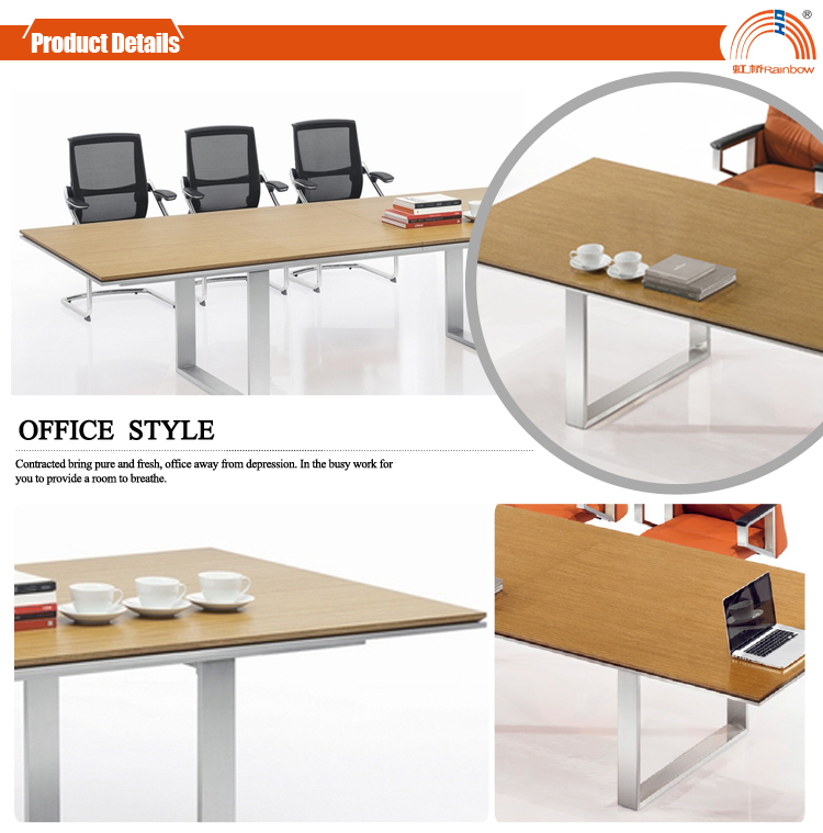 会議室用の机dt-04木材3m会議テーブルミーティングテーブル8名様用仕入れ・メーカー・工場