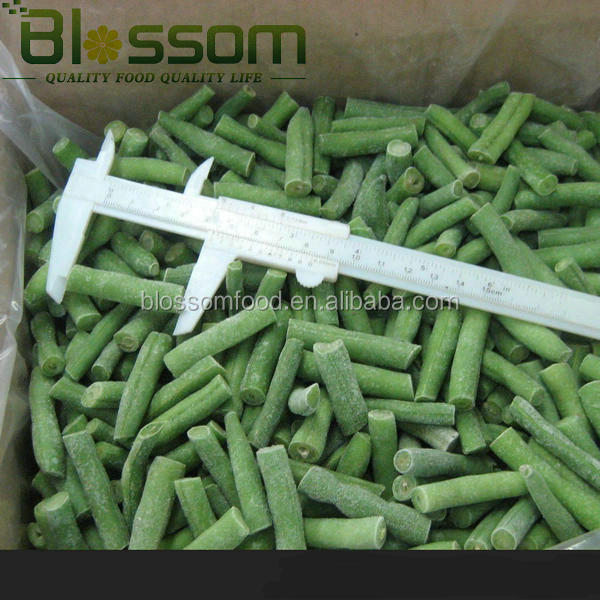 Bulk iqf frozen round green bean