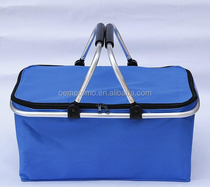 OEMPROMO Environmental 600D Durable Foldable Shopping Basket/ Shopping Cart
