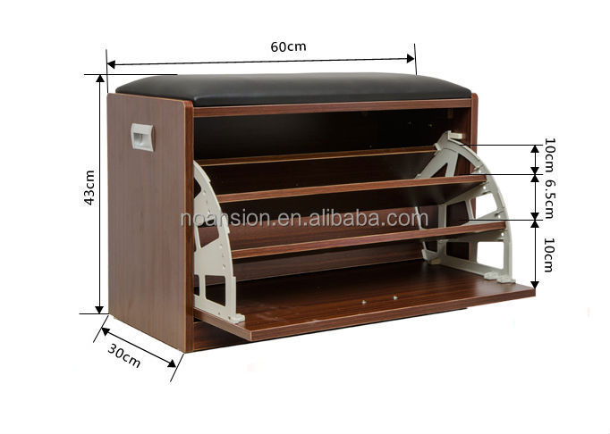 2015 New Design China Factory Price Wooden Shoe Cabinet ...