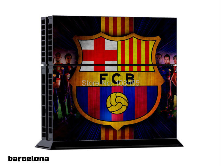 Barcelona Skin Sticker For Playstation 4 For PS4 Console protection