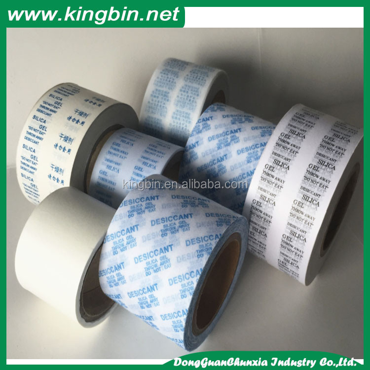 Mineral desiccant packing paper