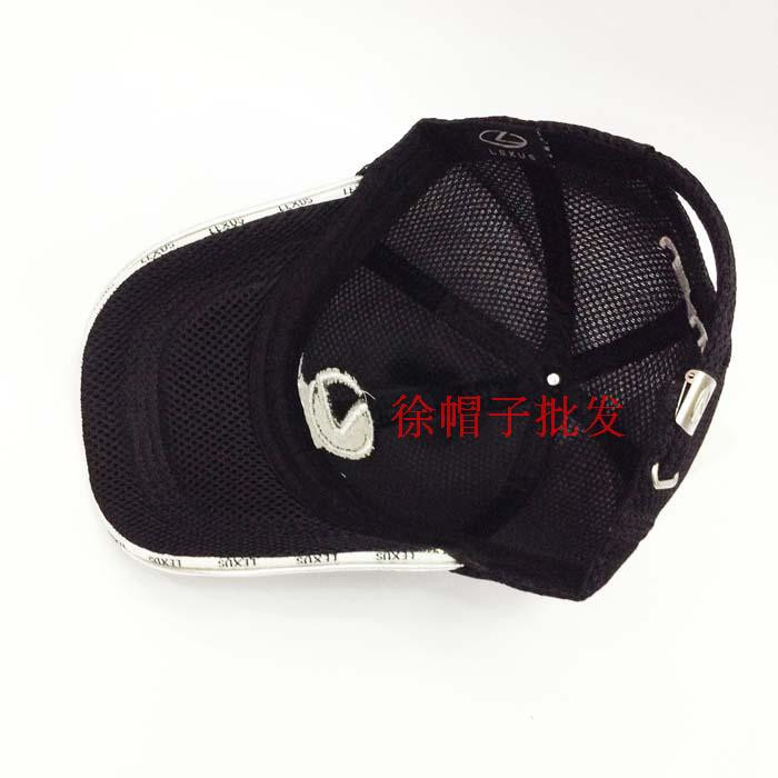 Wholesale baseball hat with inwrought Lexus Car Logo picture sunbonnet for F1 motor racing with air hole sport peaked cap (7)