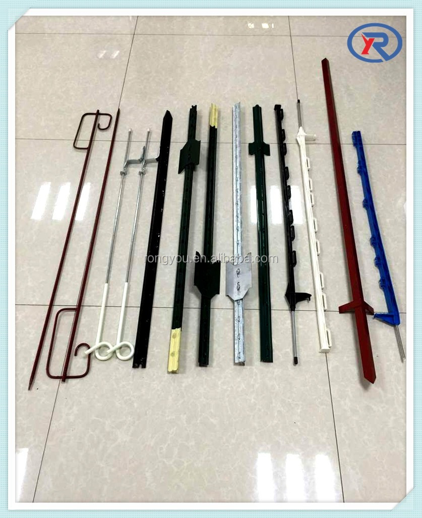 Paard afrasteringspalen/metalen hoek palen/paddock pvc paard hek ...
