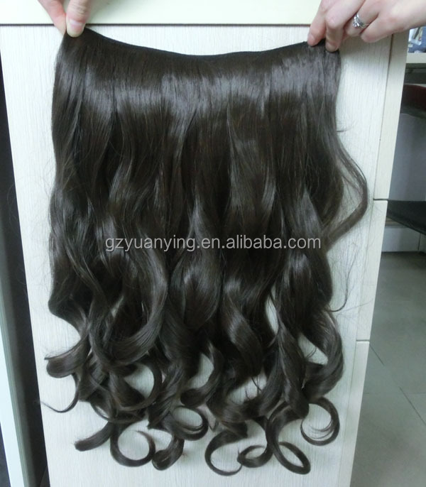 ホットな新製品のためのカーリーポニーテールクリップヘアピース2015三つ編み問屋・仕入れ・卸・卸売り