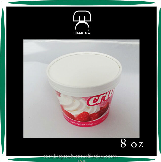 Wholesale custom base on your requirements ice cream paper cup