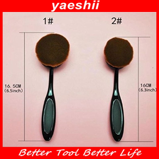 Yaeshii 2016新しい到着歯ブラシスタイル10ピースメイクブラシオーバルファンデーションブラシ 問屋・仕入れ・卸・卸売り