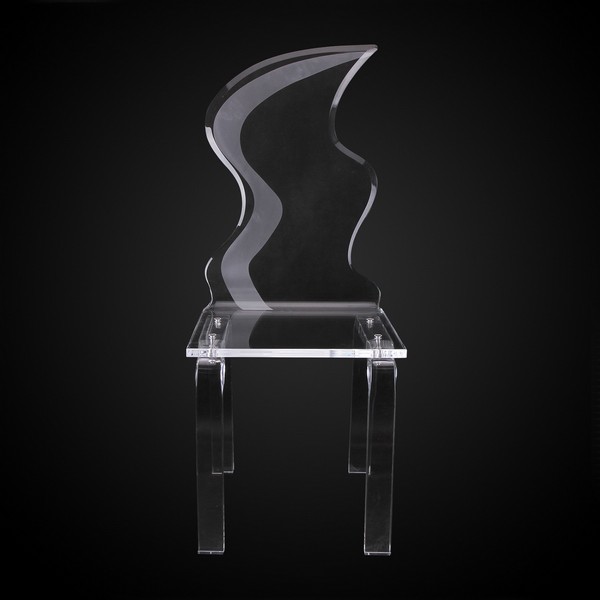 De lujo de diseño moderno silla de acrÃlico, silla de acrÃlico ...