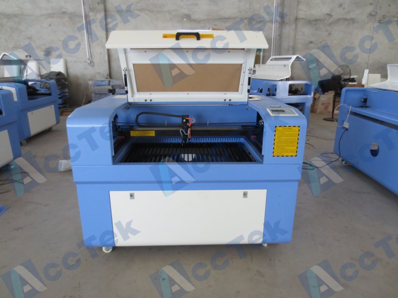 mini cnc granite stone laser engraving machine AKJ6090 for sale