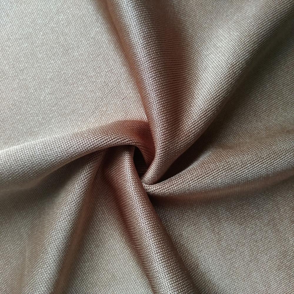 Wt034-1 160/250 Gsm 95% Polyester 5% Elastane Plain Shiny Terylene ...