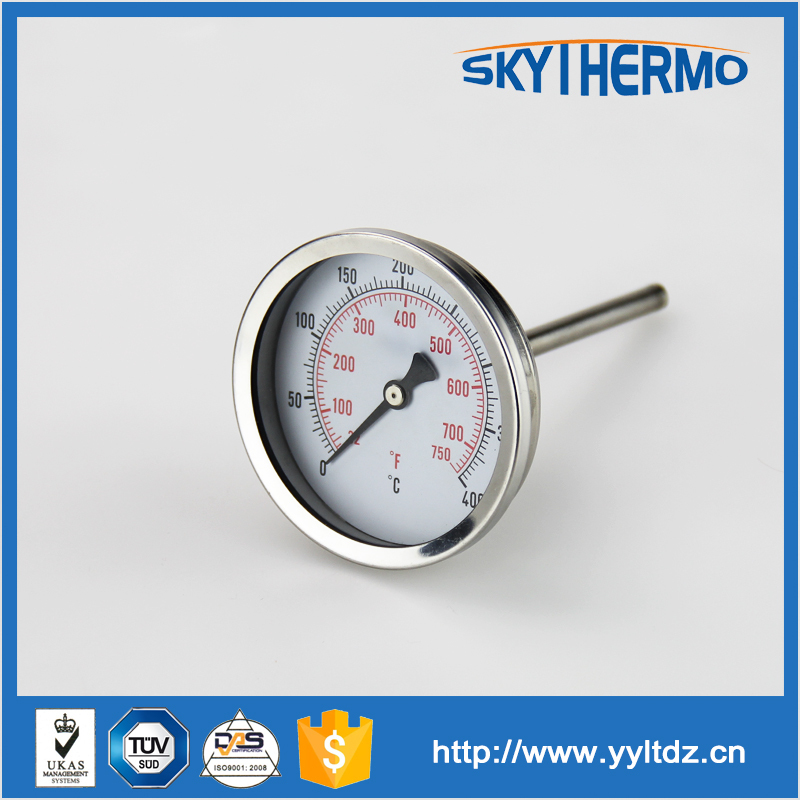 high temperature industrial bimetal probe type