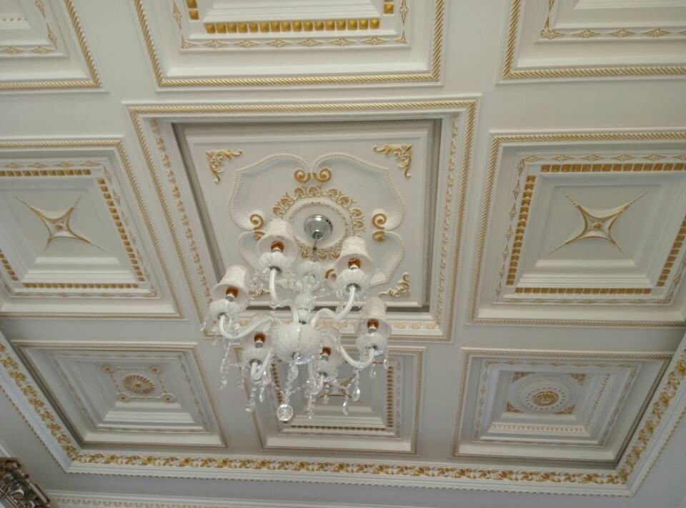 Hg5017ceiling Pop Design Mould Pu Ceiling Moulding Pu Medallions