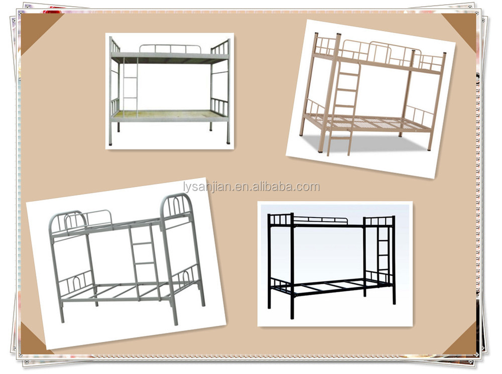 二重飾られてユースホステルの段ベッドスチールベッド仕入れ・メーカー・工場