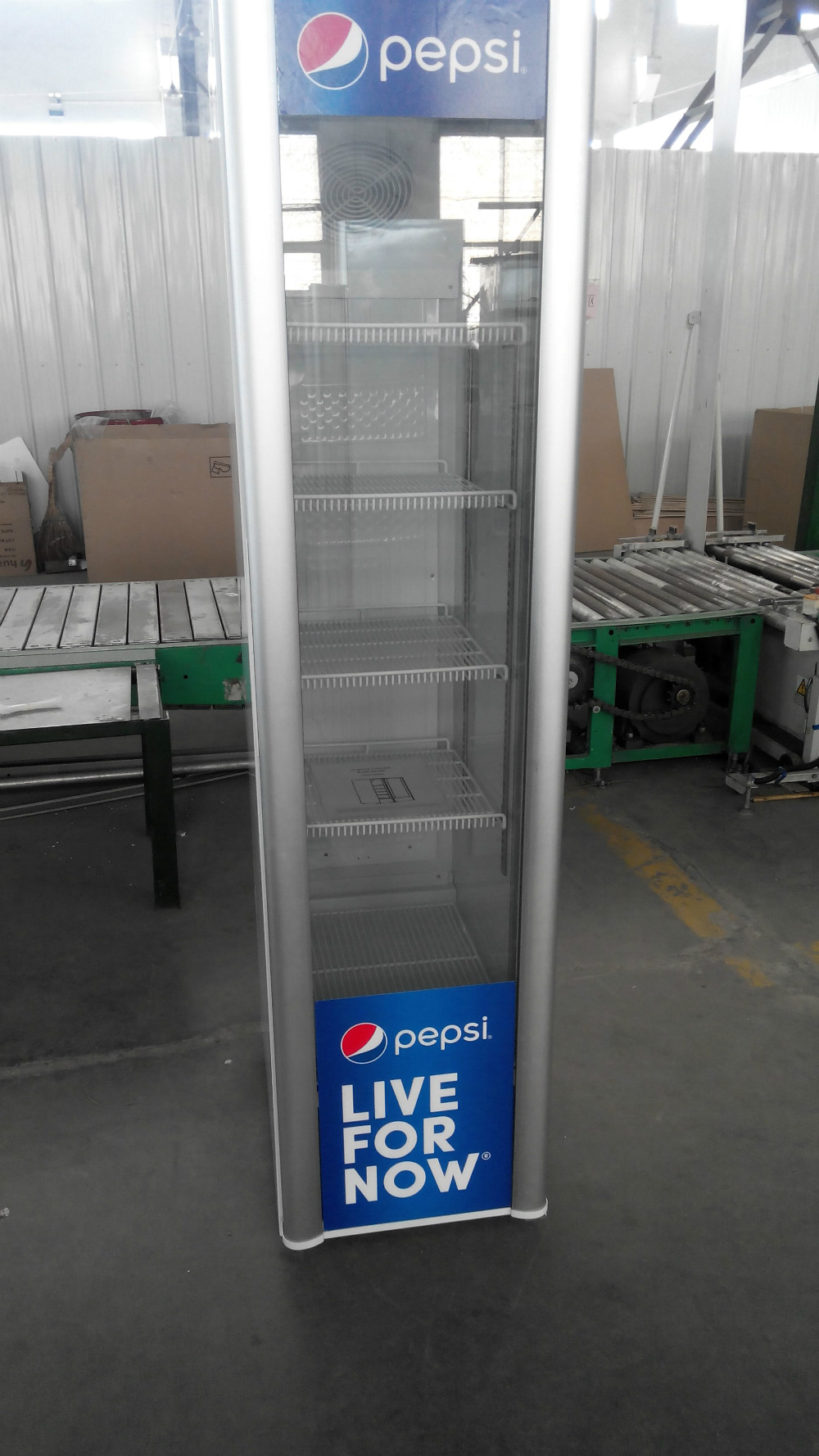 Slim Cooler Display Showcase Beverage Fridge With Glass Door