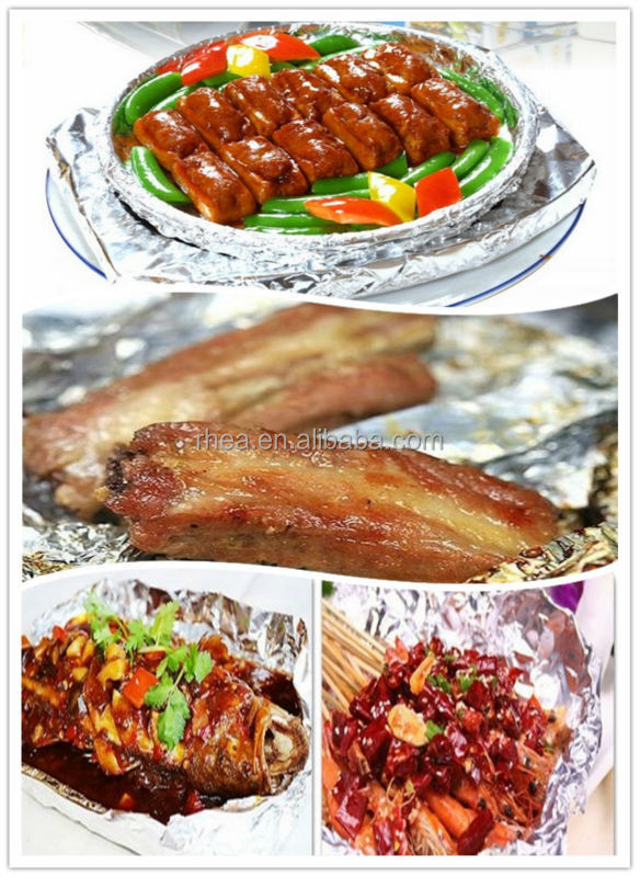 Household and Hotel use disposable aluminum foil tray for food for take away food