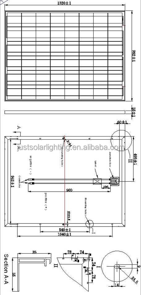 強化ガラスのラミネートポリ36v/170w180ワット190w結晶太陽電池パネル仕入れ・メーカー・工場