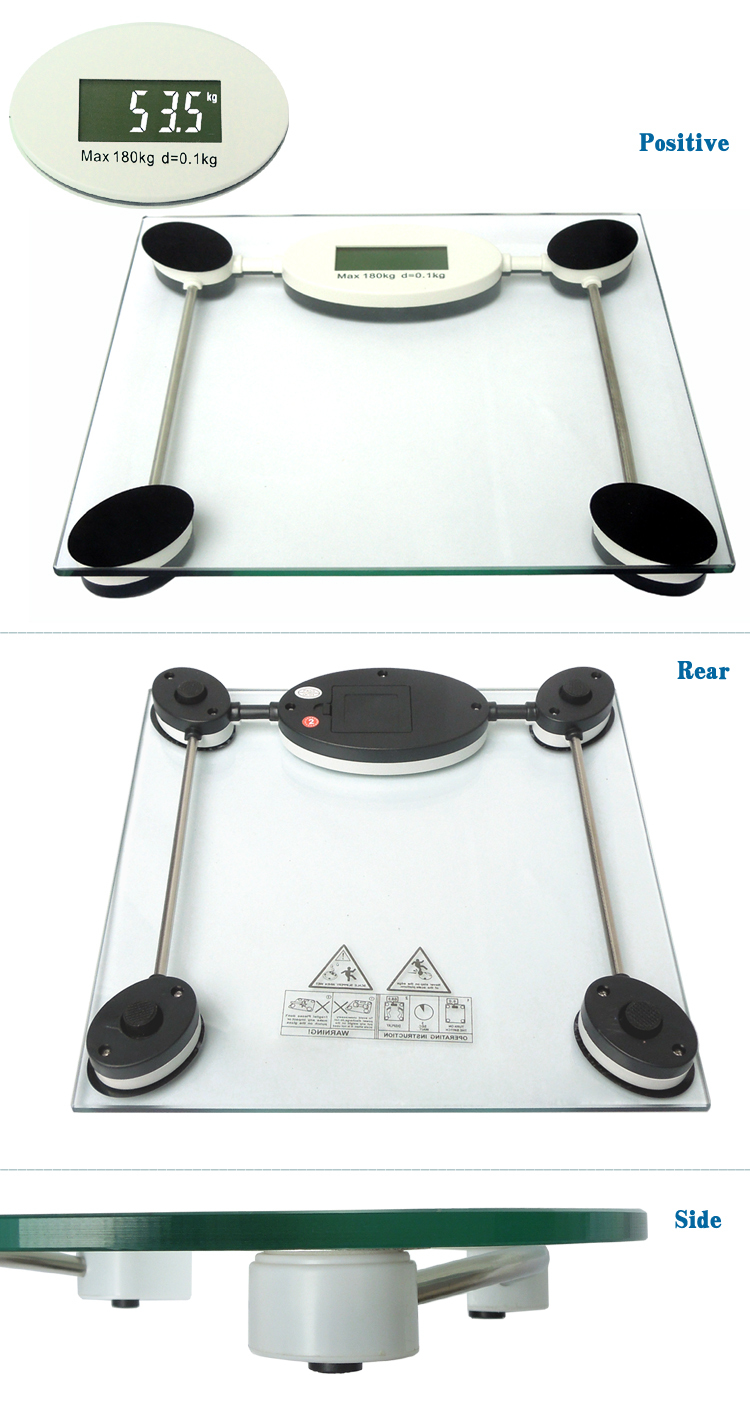 High Sensitive Balance Bathroom Scales Body Weight Scale Battery