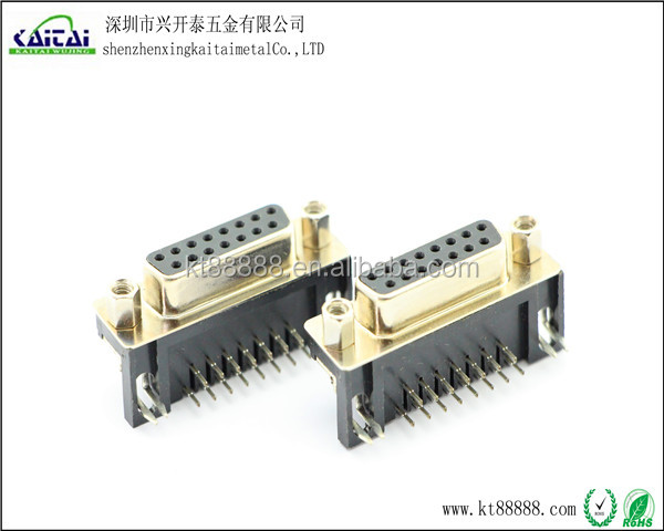 D-subdr15p90度直角メスコネクタ仕入れ・メーカー・工場