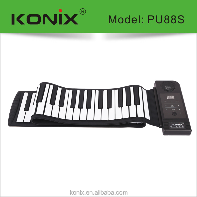 最新2015ソフトキーボードusbmidiロールアップピアノフレキシブル88鍵のピアノ問屋・仕入れ・卸・卸売り