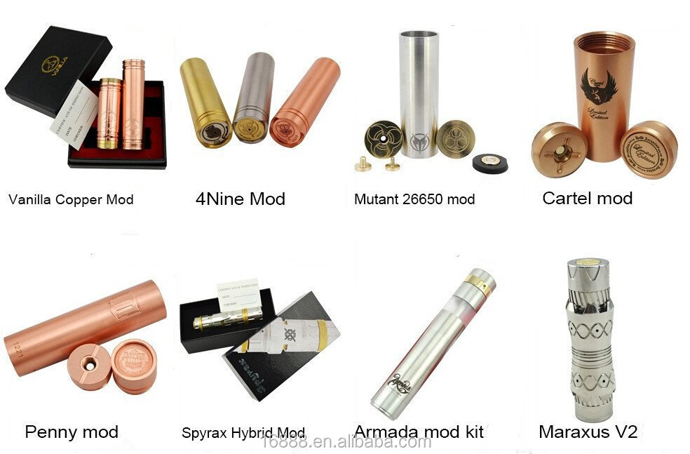 2014 Newest china wholesale e cigarette copper mod steampunk 18650 mod 5 colors available vs paragon penny stingray mod.