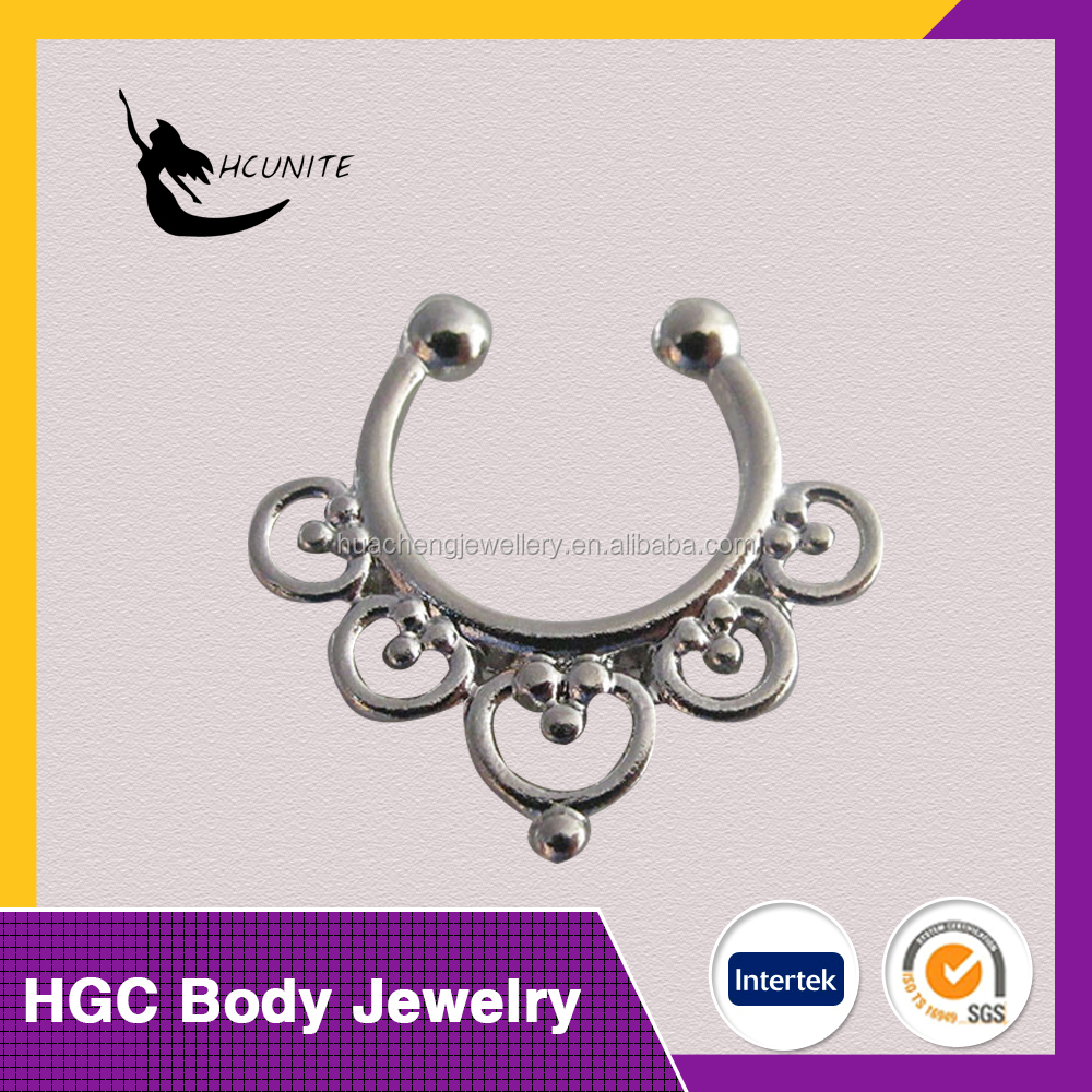 septum piercing cliker body piercing jewelry