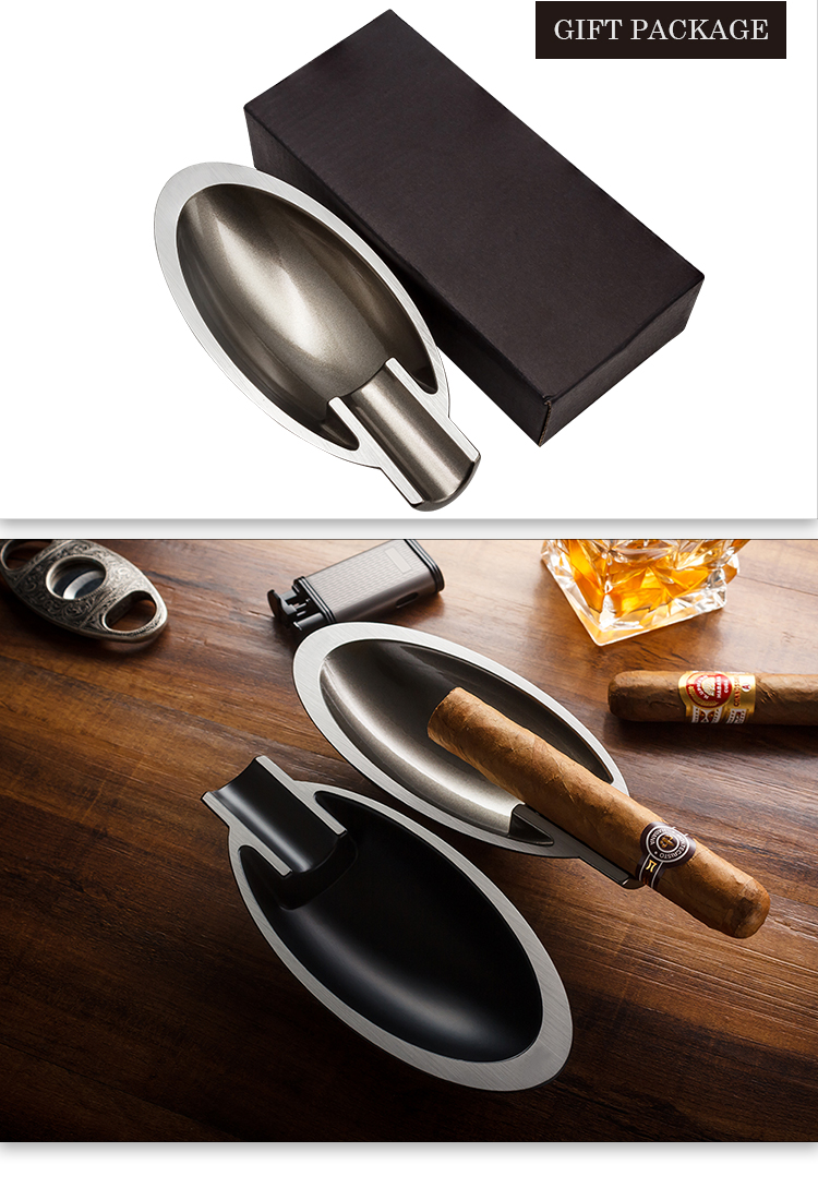 New Product Custom Logo Engraved Aluminum Cigar Ashtray Buy Cigar Ashtray,Aluminum Cigar