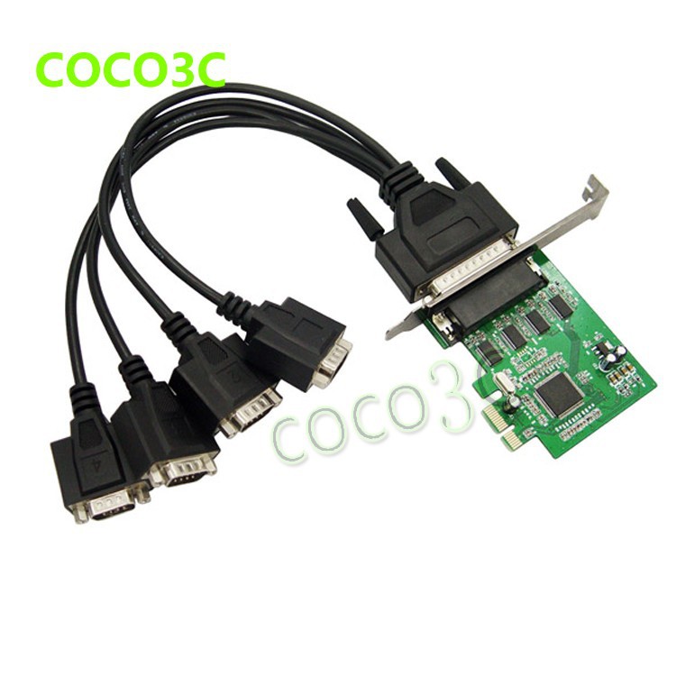 Купить MosChip mcs9904 pci express 4 портов последовательного pci-e 1 x ...