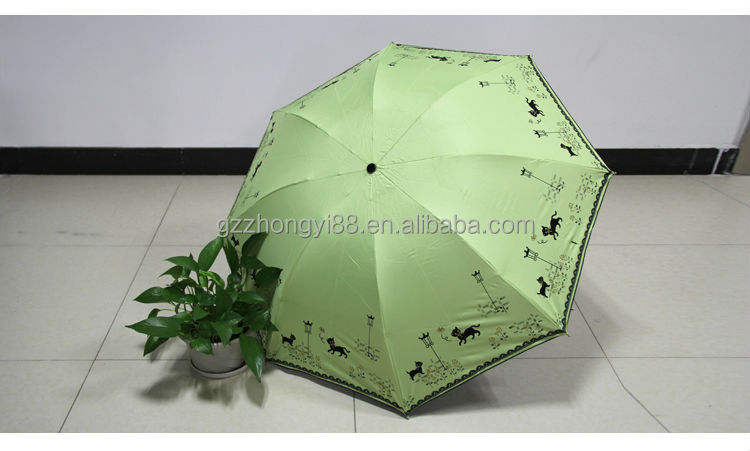 『23紫外線保護猫の印刷手動オープンsal用空気傘/の雨の傘問屋・仕入れ・卸・卸売り