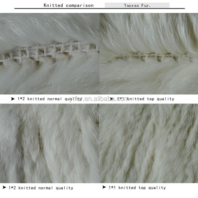 新しいコレクションベストyr-321/ウサギの毛皮の手がレディースベスト/コート襟を下げ問屋・仕入れ・卸・卸売り