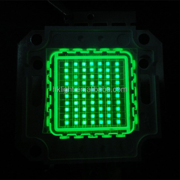 China led lighting 70w 510nm green high power led diode