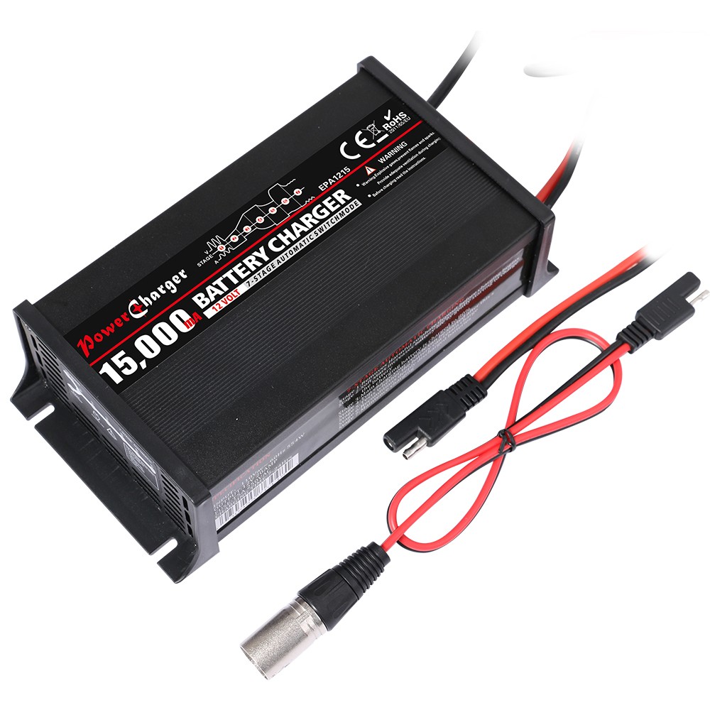 Automatic 7 Stage Charging Process 12v 15a Sealed Lead ...