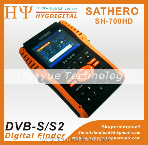 MPEG4 Satellite Meter SH-700HD sh-800 HD SATHERO Sat Finder Meter