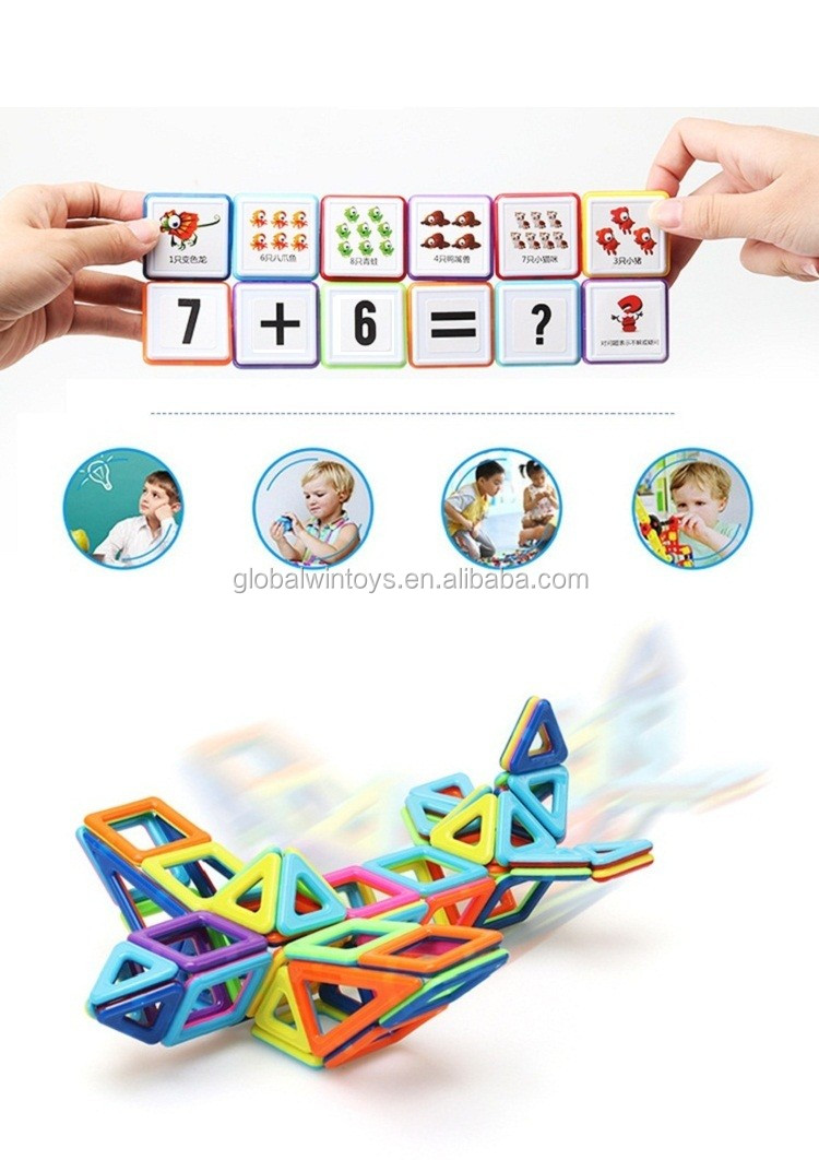 Kids New Puzzle Toys SKL800,3D Construction Magnetic Bricks Toy tiles building block.jpg