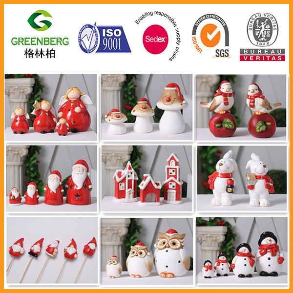 クリスマスの装飾テラコッタ2014年サンタクロースの置物問屋・仕入れ・卸・卸売り