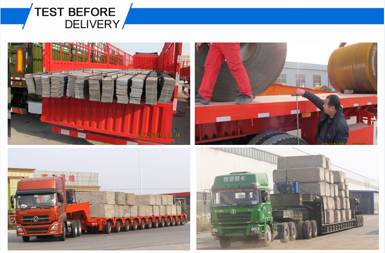 Best price widely used flatbed trailer, container used flatbed trailer