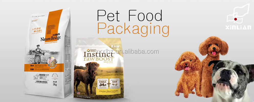 laminated material rabbit/cat/kangaroo/dog/pet foods packaging