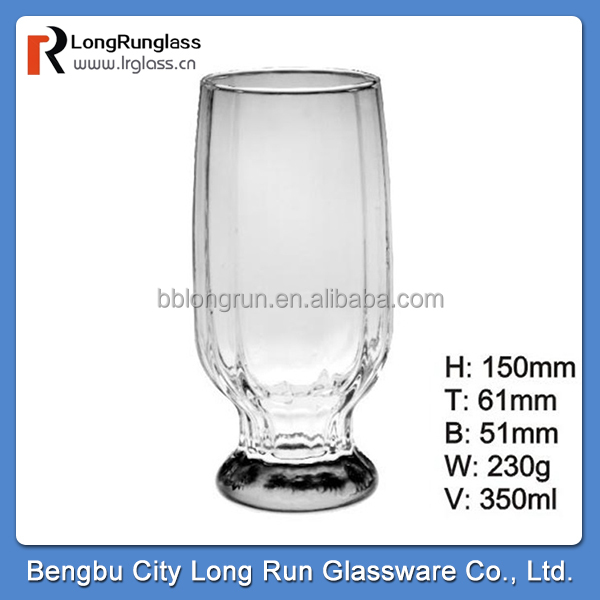 LongRun 350ml elegant design red wine glass cup&fruit drinks glass glass top sale