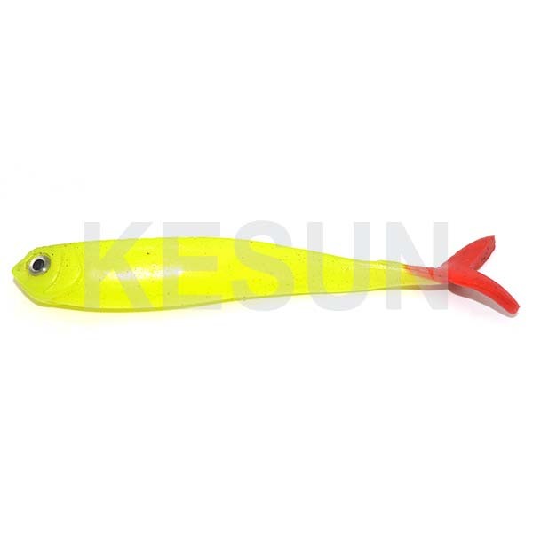 ソフトベイトテールフォークした海釣り淡水釣りoemブランドカスタマイズされたサイズや色仕入れ・メーカー・工場